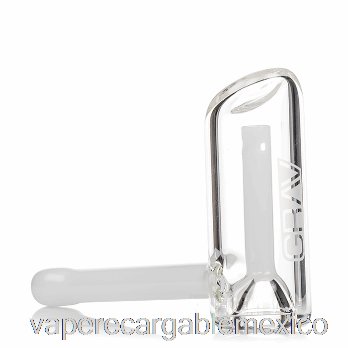 Vape Recargable Grav Mini Martillo Burbujeador Acento Blanco